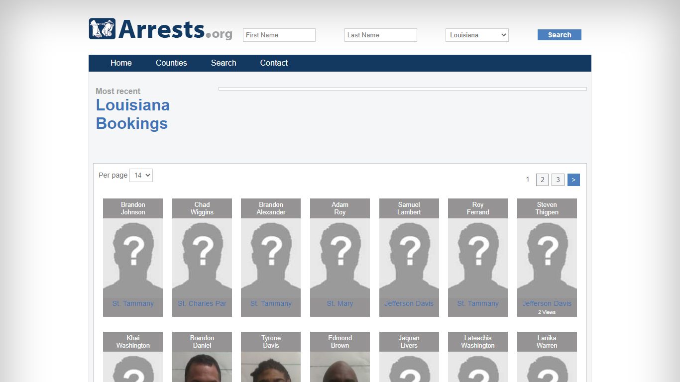 Louisiana Arrests and Inmate Search